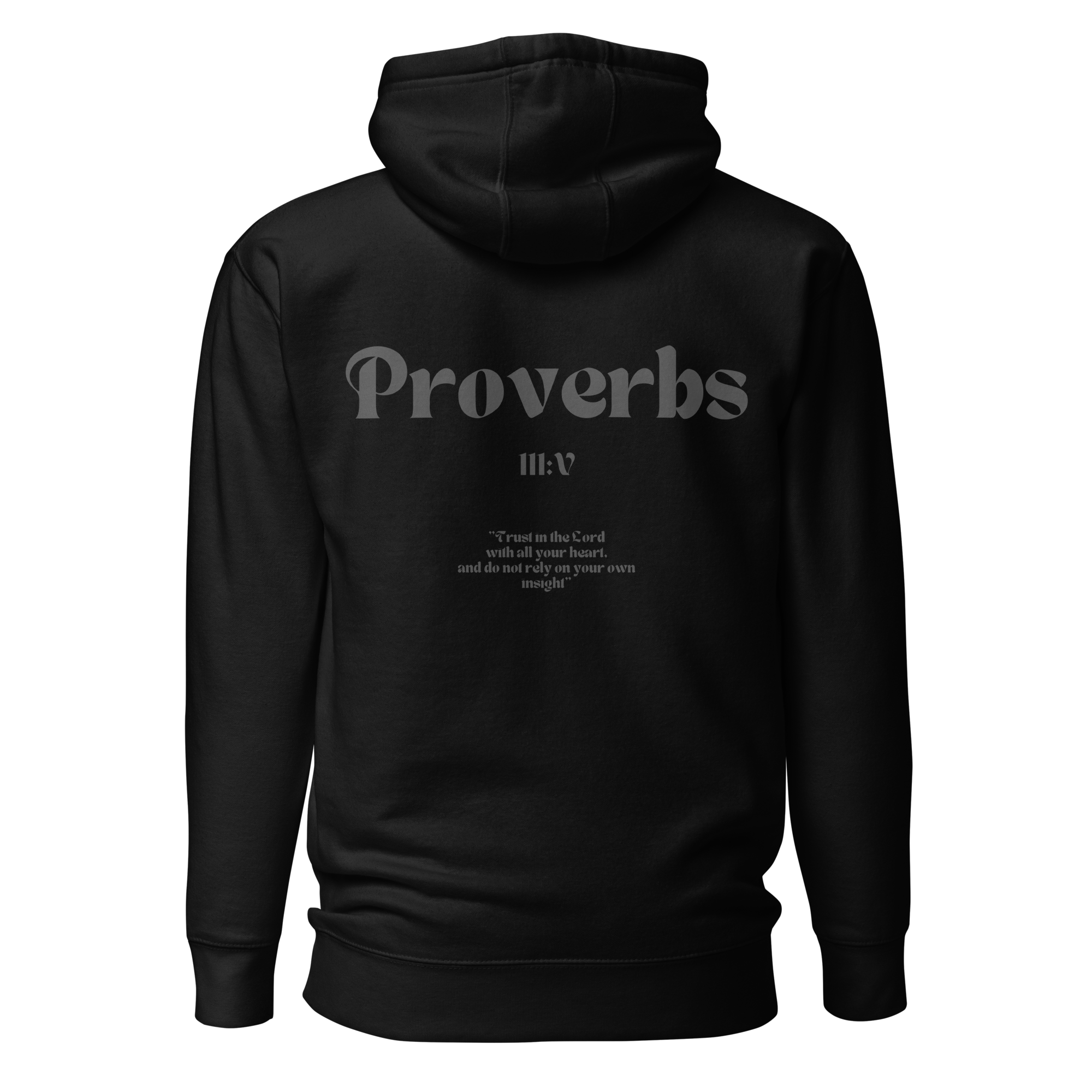 Embroidered Eternal Proverbs III:V Hoodie