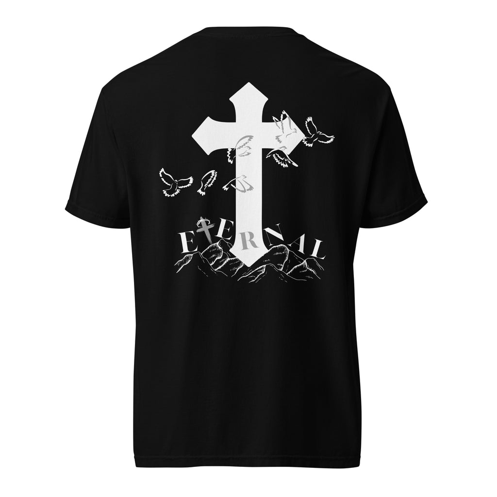 Embroidered Eternal Cross T-Shirt