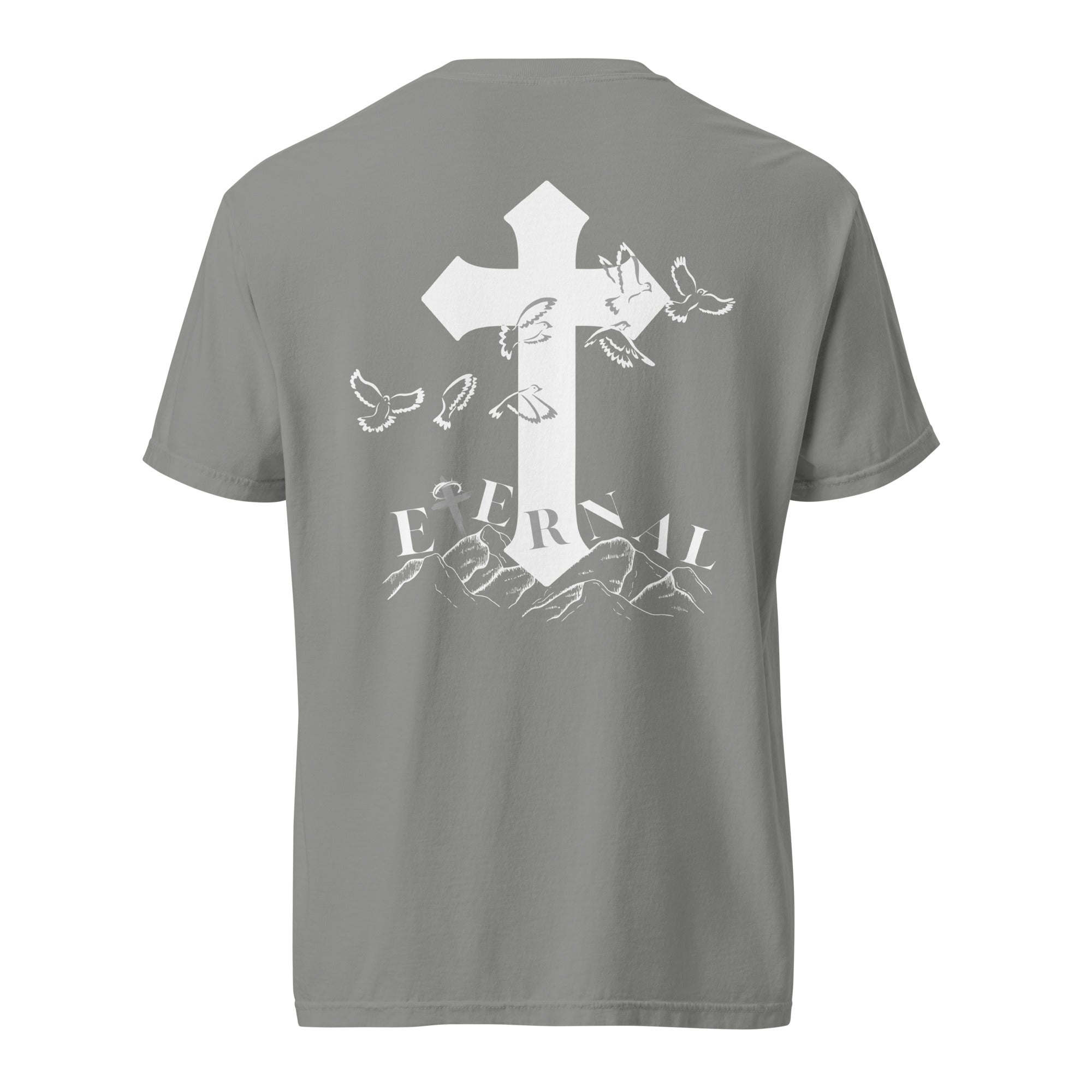 Embroidered Eternal Cross T-Shirt