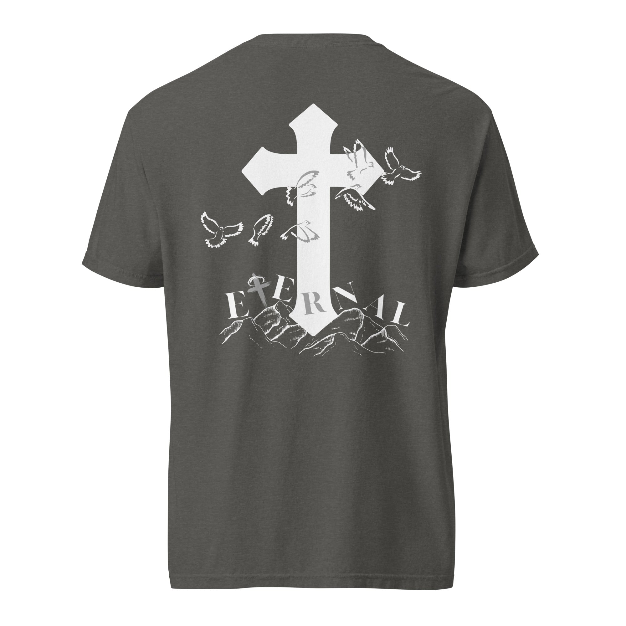 Embroidered Eternal Cross T-Shirt